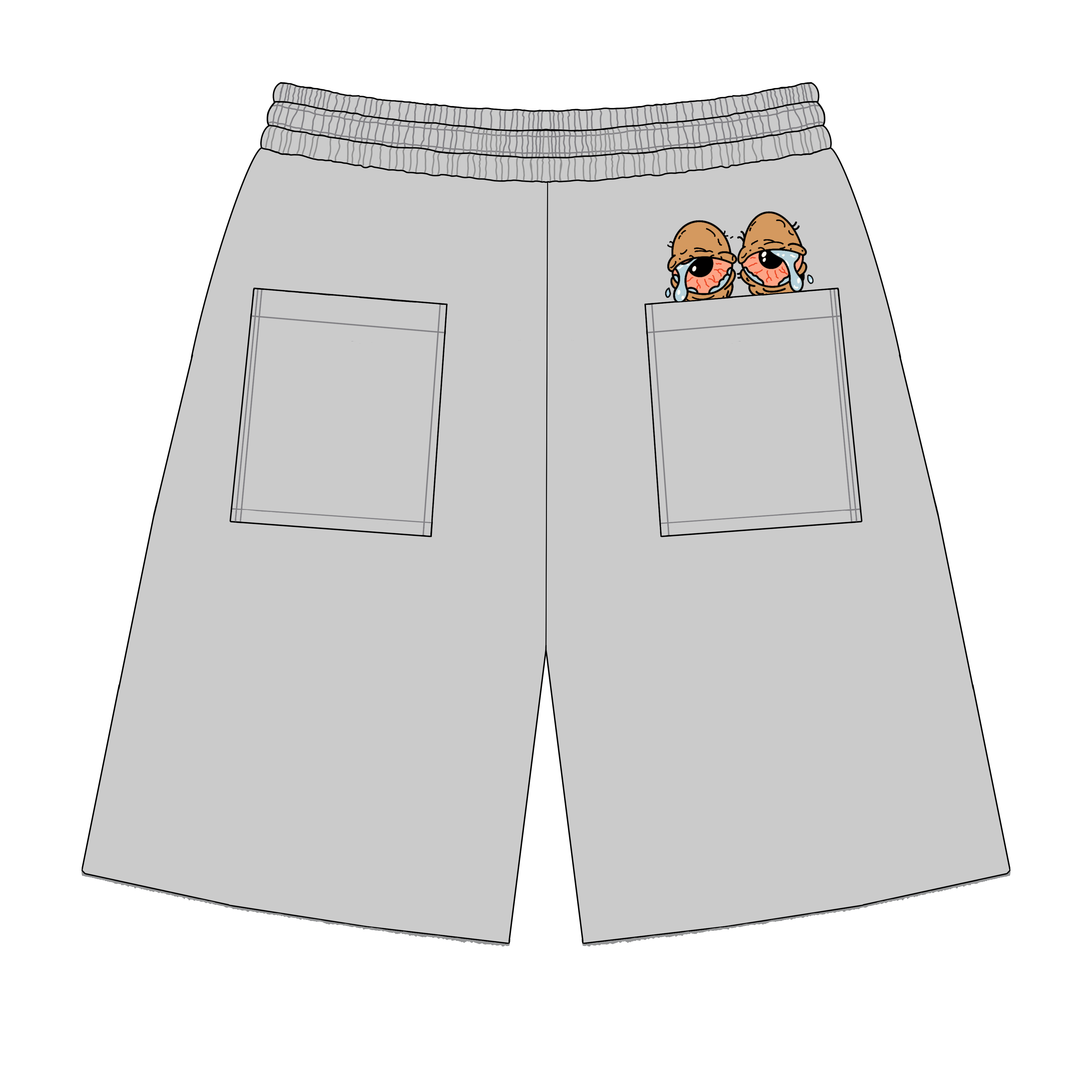 TOO COMFY SWEATSHORTS